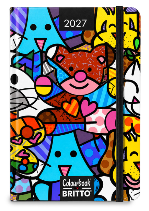 Agenda Giornaliera 2027 Romero Britto 14,8x21 cm