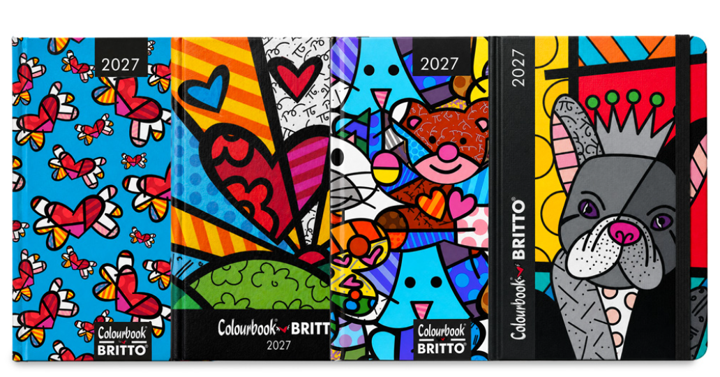 Agenda Giornaliera 2027 Romero Britto 14,8x21 cm