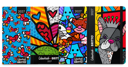 Agenda Giornaliera 2027 Romero Britto 14,8x21 cm