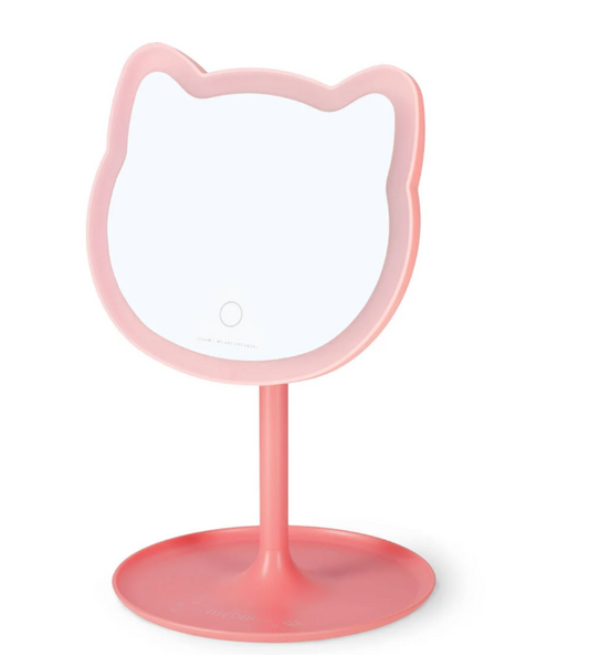 Specchio da Trucco con Luce - You Look Purrfect!