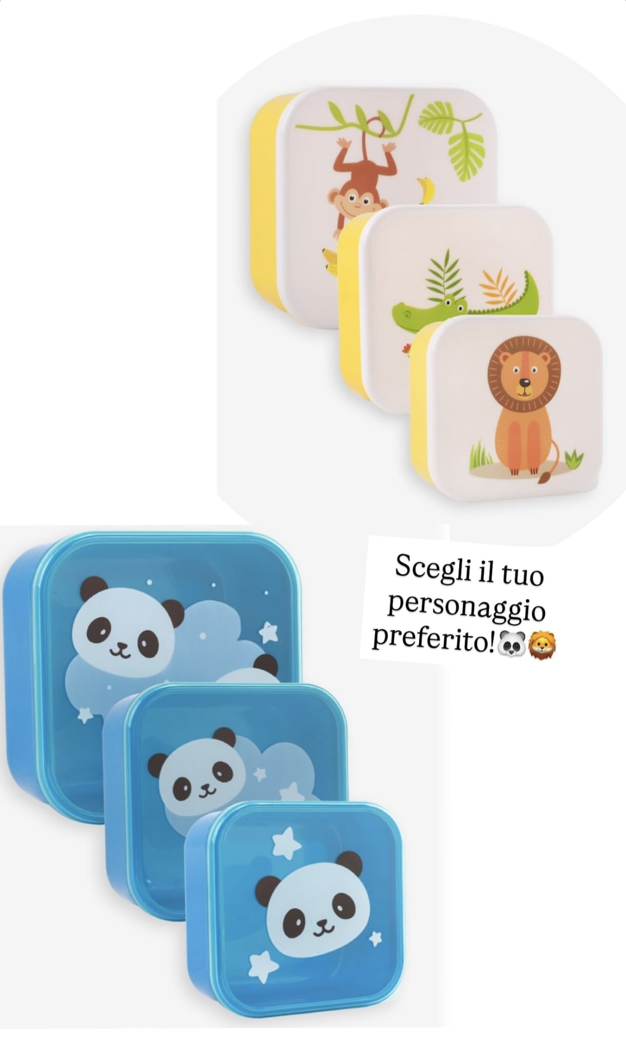 Portamerenda - Set Snack Box