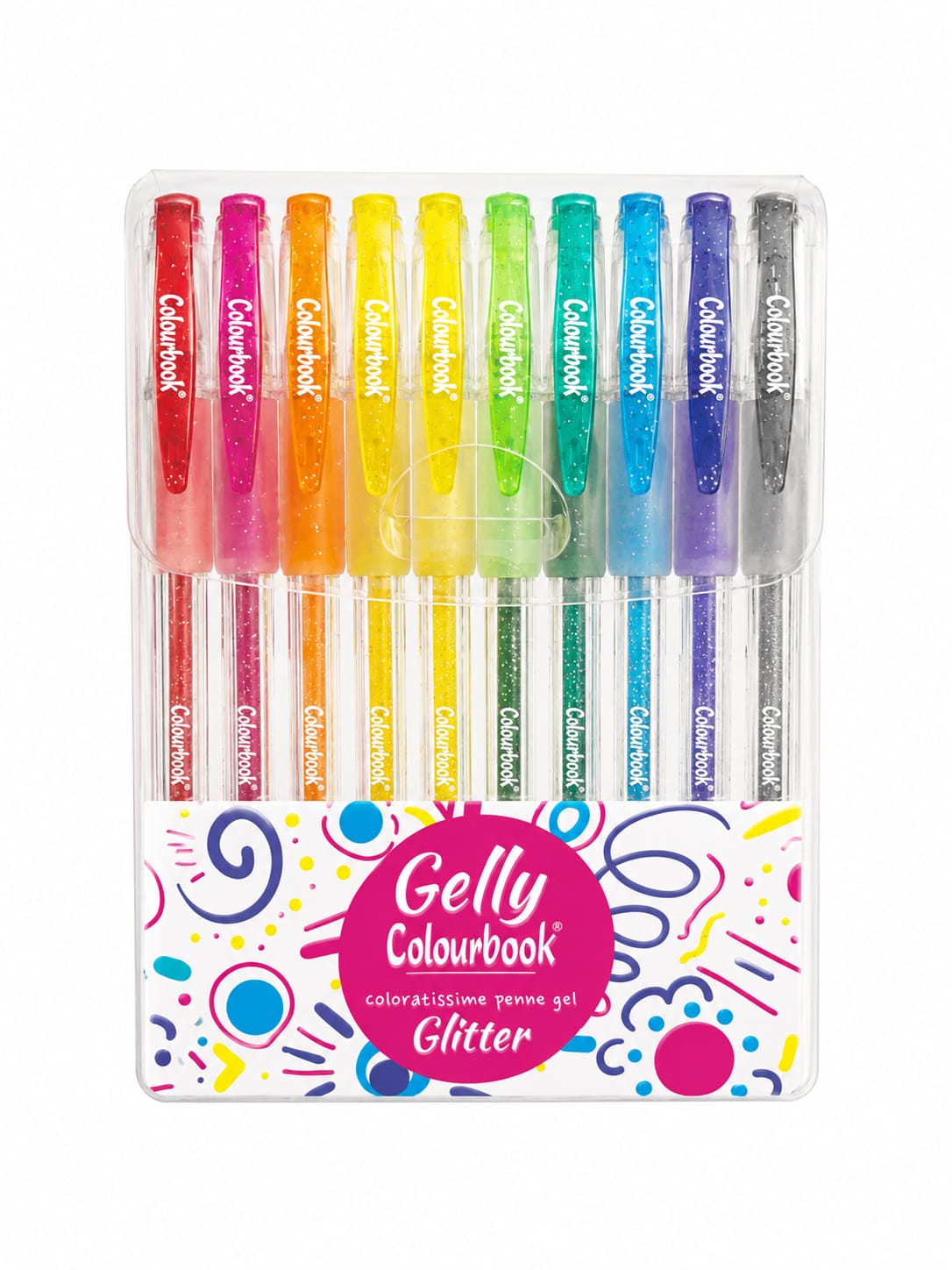 Set 10 Penne Glitter Colourbook