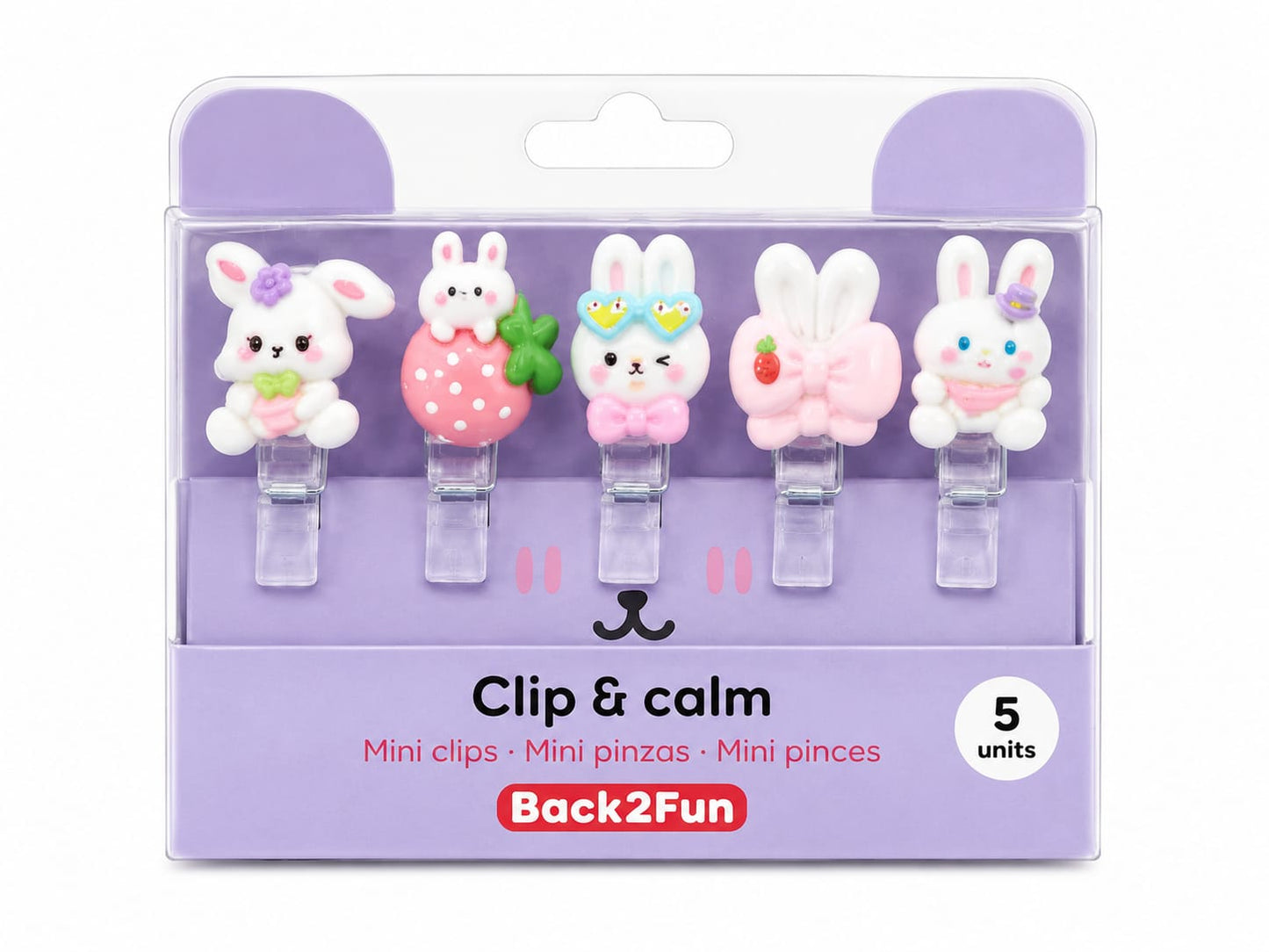 Set 5 clip ferma pagine