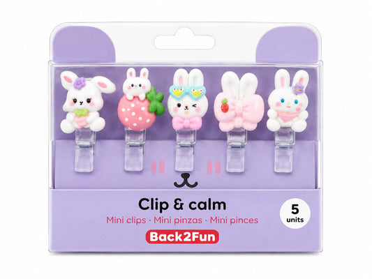 Set 5 clip ferma pagine