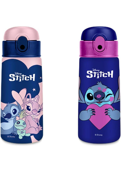 Borraccia Termica Stich & Angel con Cannuccia 460ml