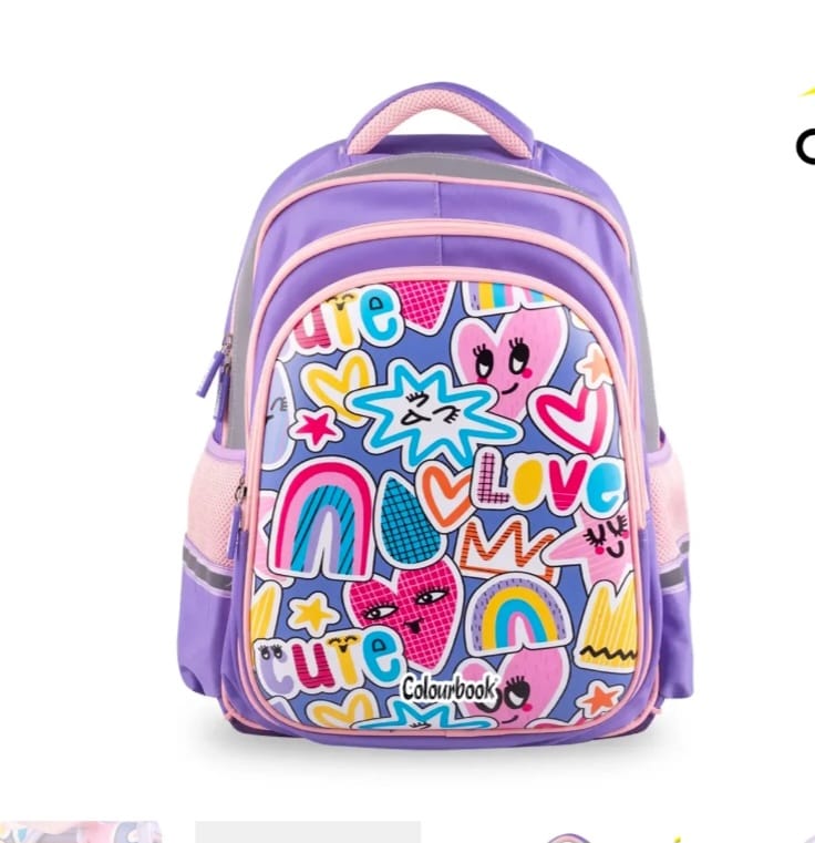 ZAINO SCUOLA ABSTRACT COLOURBOOK - CUTE