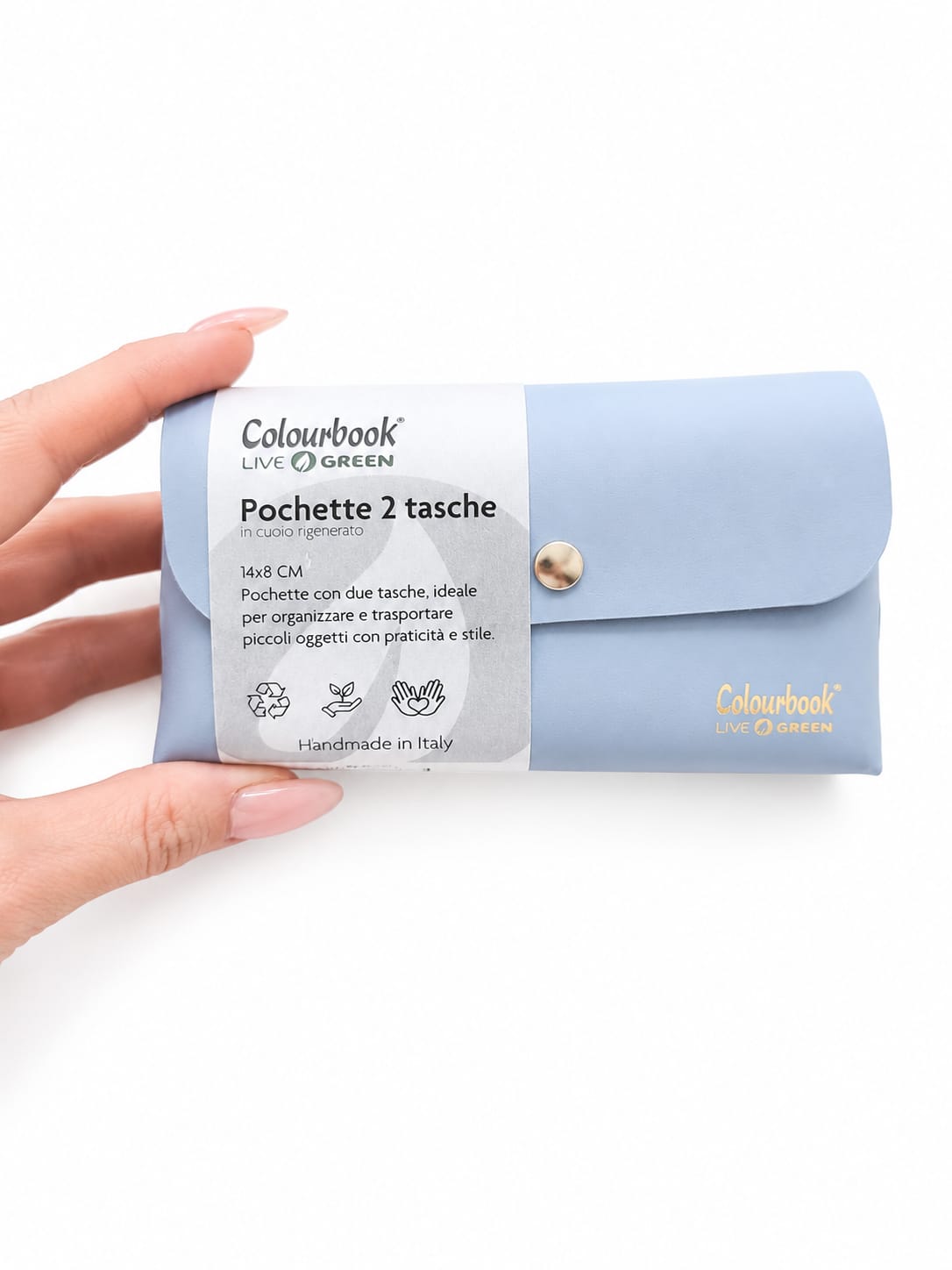 Pochette 2 tasche - Colourbook Live Green