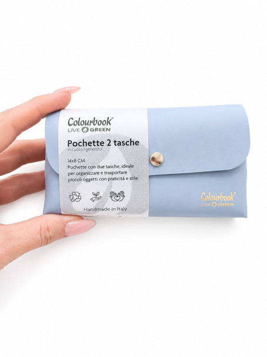 Pochette 2 tasche - Colourbook Live Green