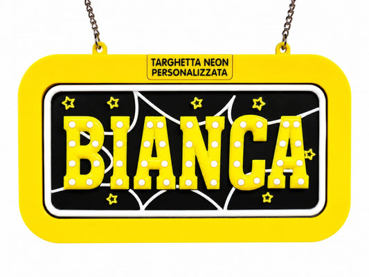 Targa personalizzata con nome