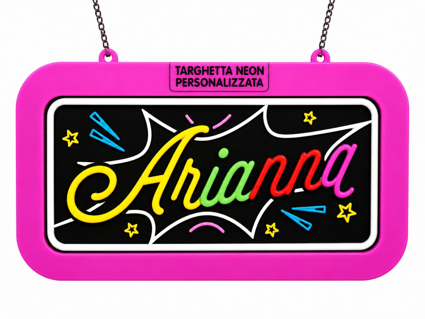Targa personalizzata con nome