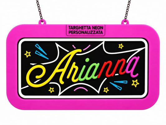 Targa personalizzata con nome