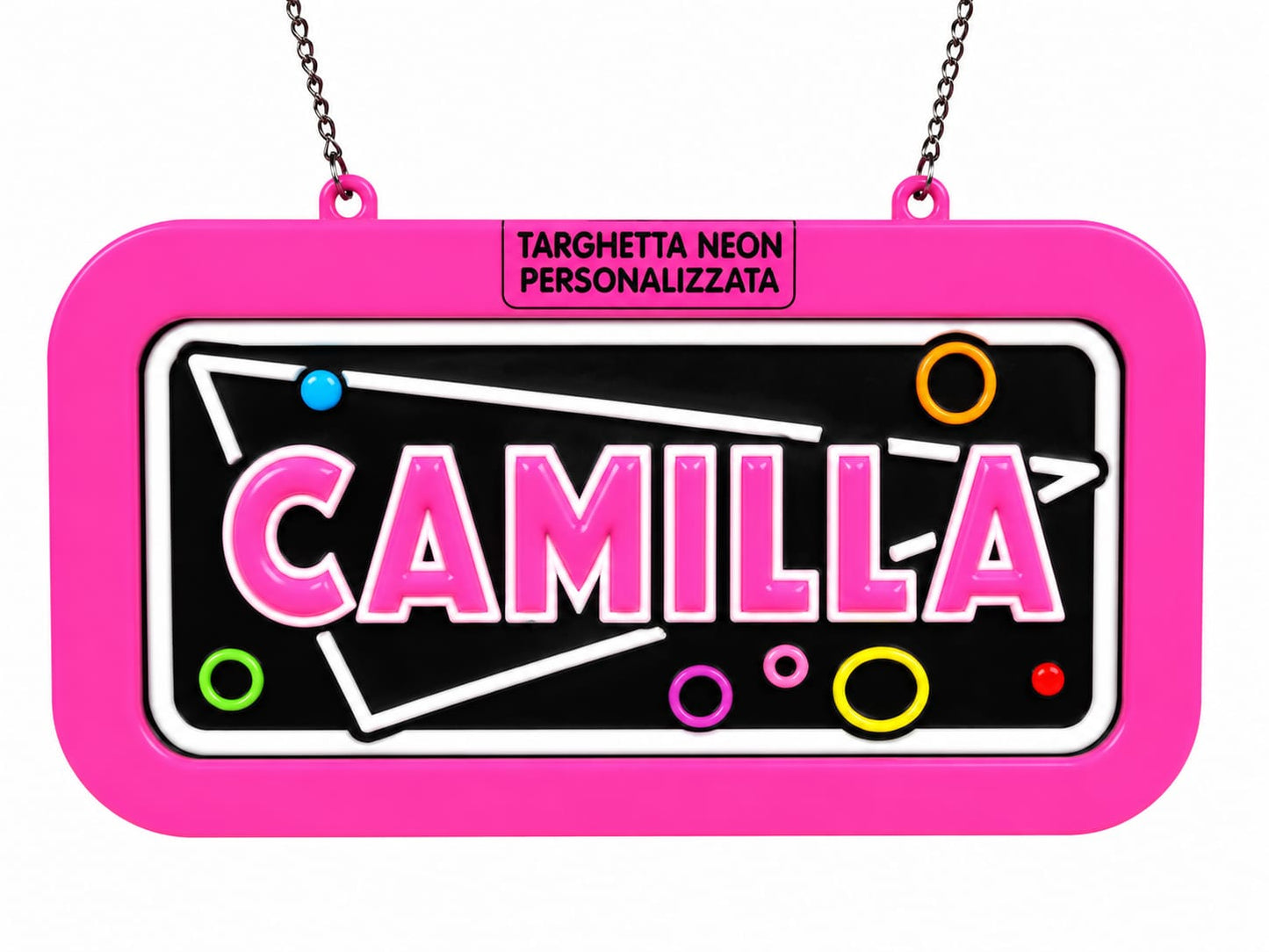 Targa personalizzata con nome