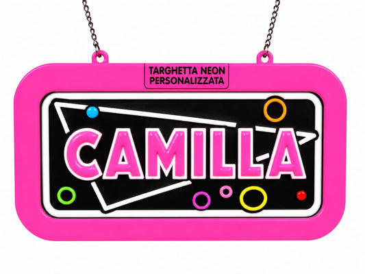 Targa personalizzata con nome