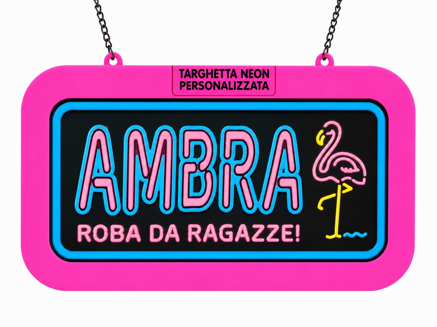 Targa personalizzata con nome