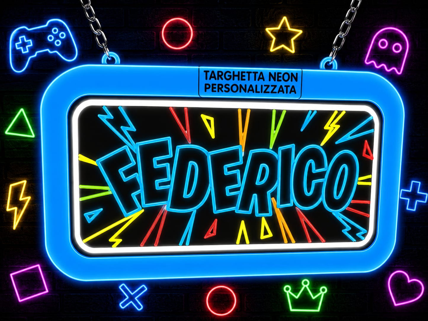 Targa personalizzata con nome