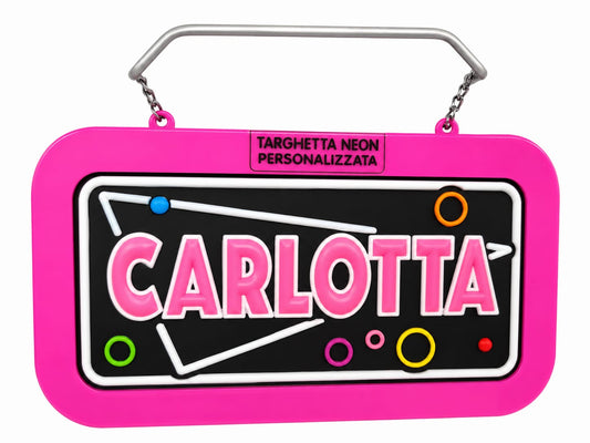 Targa personalizzata con nome