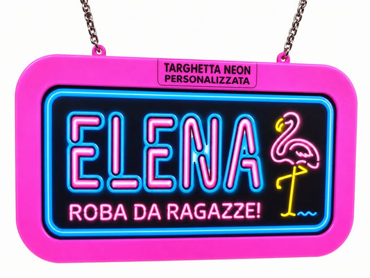 Targa personalizzata con nome
