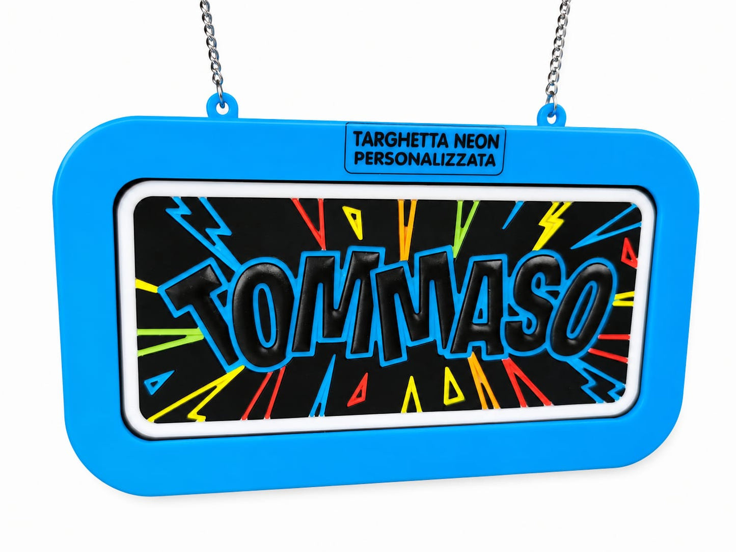 Targa led personalizzata con nome