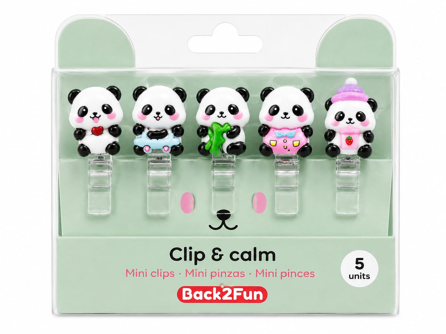 Set 5 clip ferma pagine