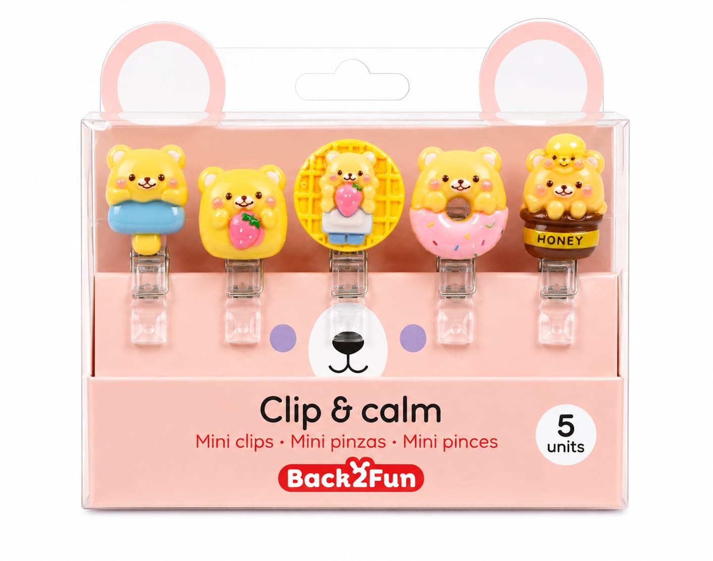 Set 5 clip ferma pagine