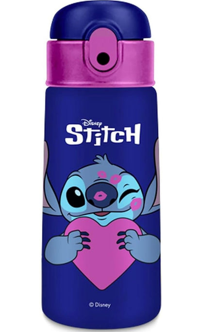 Borraccia Termica Stich & Angel con Cannuccia 460ml