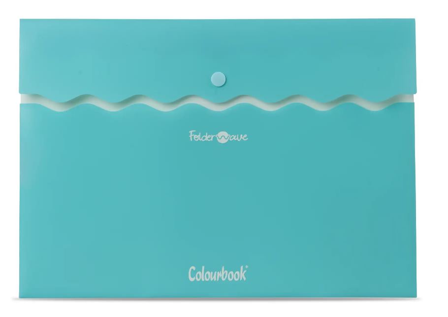Portadocumenti A4 con bottone – Folder Wave