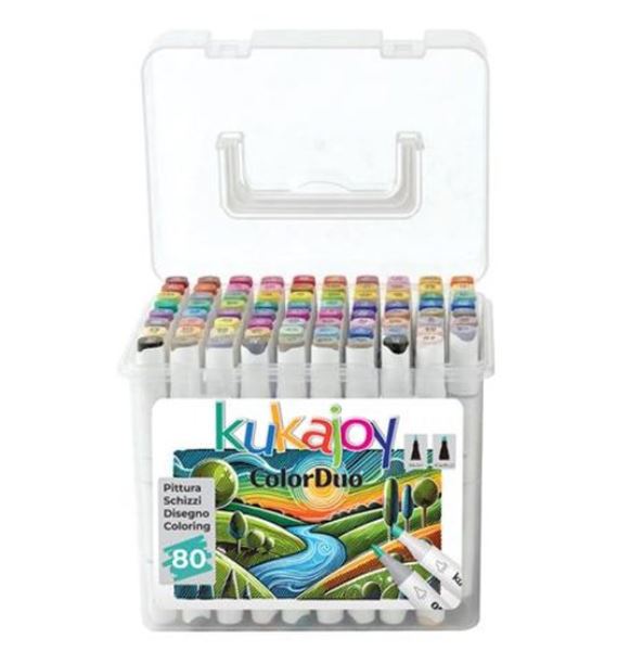 Brush pen - Color Pen Kukajoy 80pz