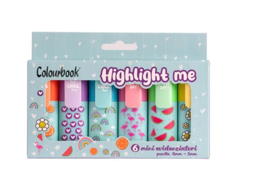 Mini Evidenziatori Colourbook Hightlight Me