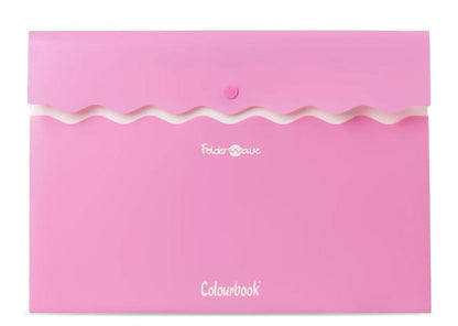 Portadocumenti A4 con bottone – Folder Wave