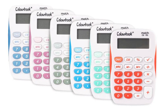 Calcolatrice tascabile 8 cifre MATH CB-195 - Colourbook