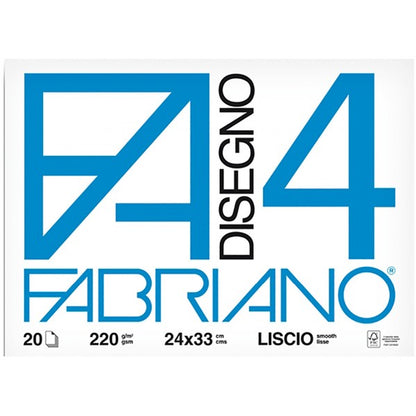 FABRIANO Album Da Disegno Fogli Staccati F4 24X33