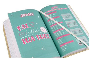 Diario scolastico Glitter 2026-27 non datato