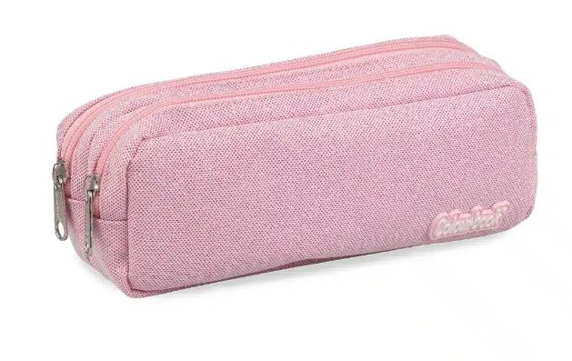 Astuccio 2 zip Glitter - Colourbook