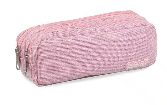 Astuccio 2 zip Glitter - Colourbook