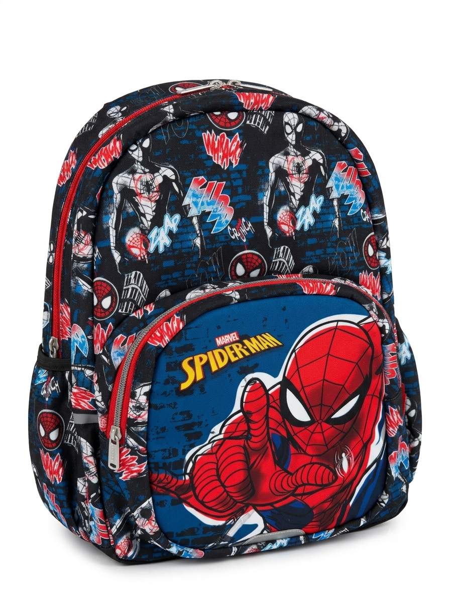 Zaino elementare 3 cerniere Spiderman