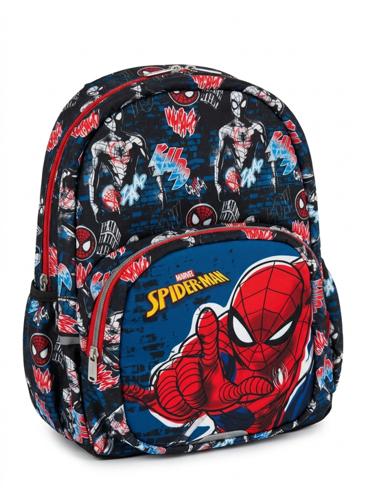 Zaino elementare 3 cerniere Spiderman