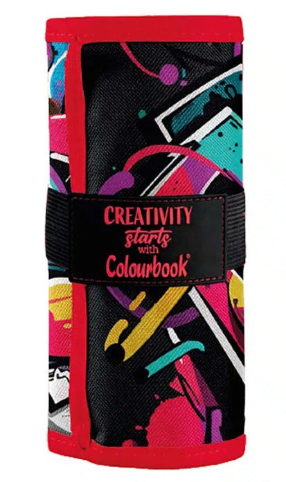 Rotolo portapastelli Urban Wave – 24 matite colorate