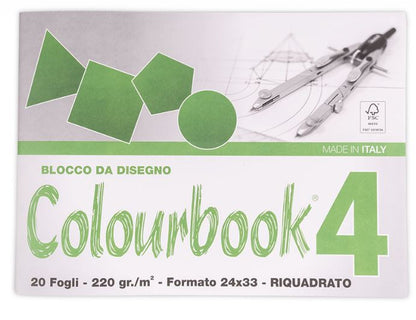 Blocco da disegno C4 - Colourbook